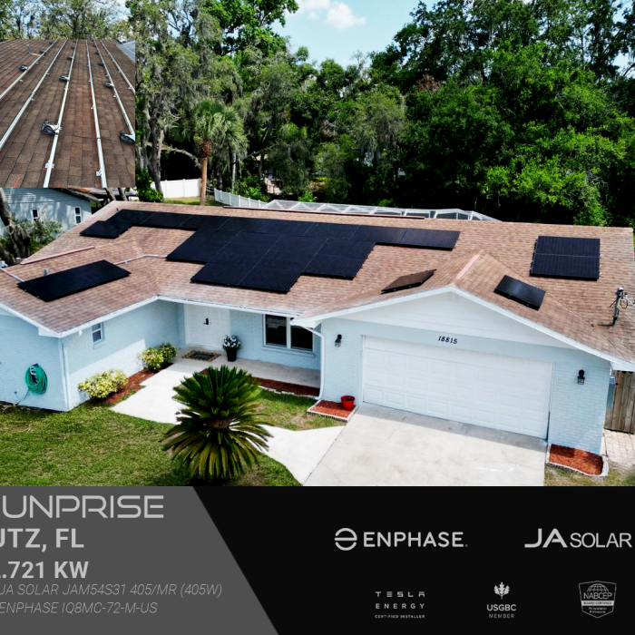 22.721kw Lutz Florida Solar Panel Installation