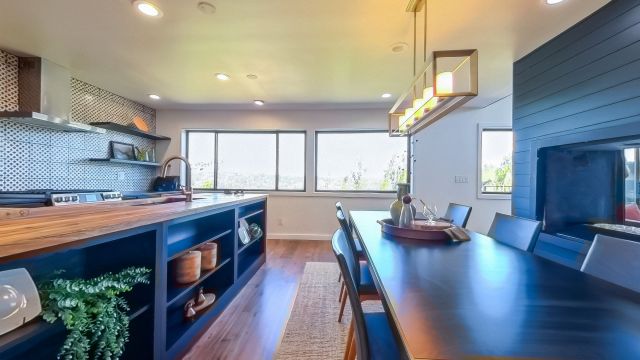 360-degree-rotational-view-of-a-modern-luxury-home-interior-dining-and-kitchen-area-se-SBI-351584711