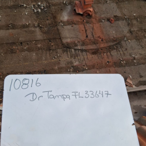 Tampa tile roof installation aerial view Tampa FL