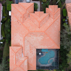 Tampa tile roof installation ridge detail Hillsborough County FL